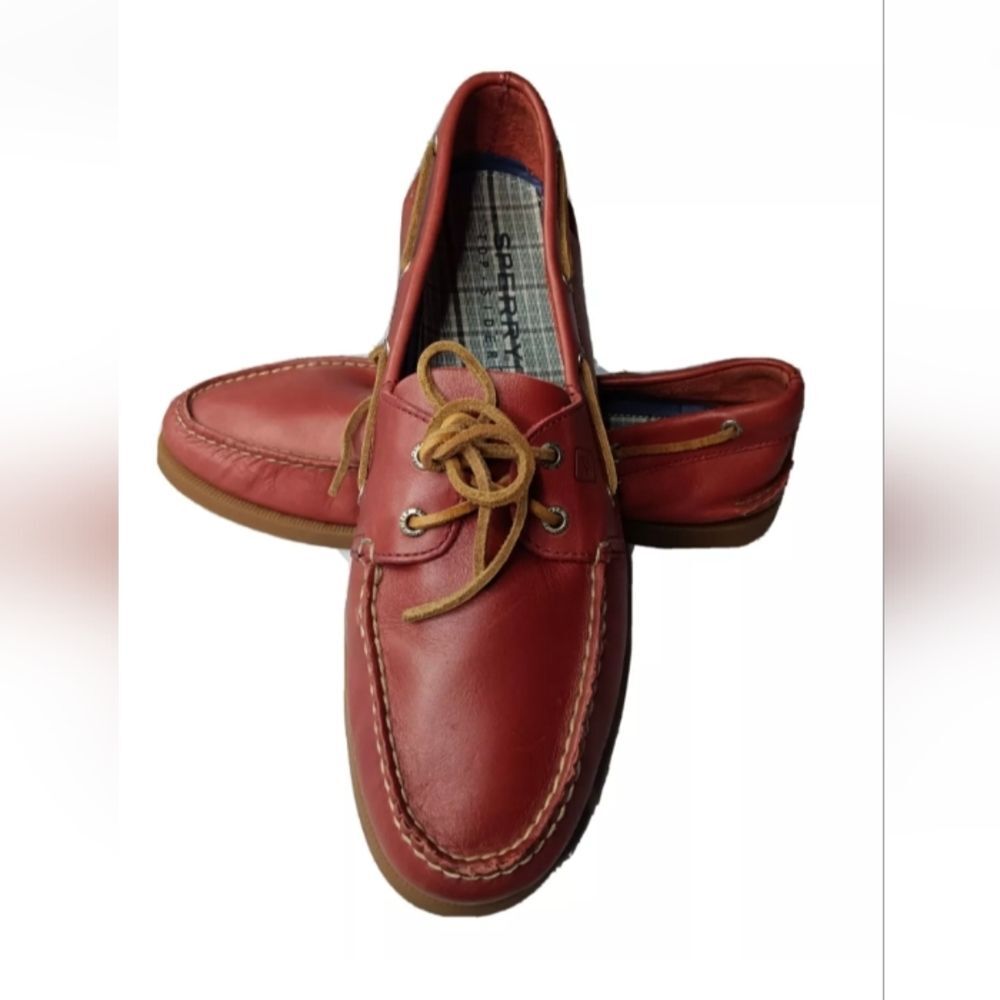 Sperry Top Sider Men's Size 13 M Boat Shoes Burgundy